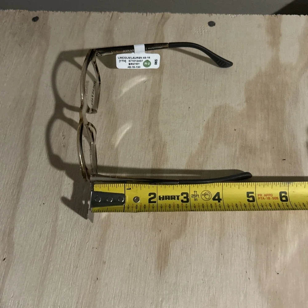 Jonas Paul Ryan Ruth LSM Brntrt Eyeglass Frames 48 16 130  Frames Only